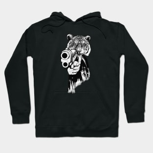 Gangsta Tiger Mafia Art Animals Hoodie